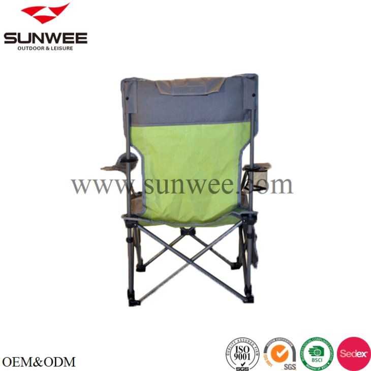 Camping lounge chair with pillow