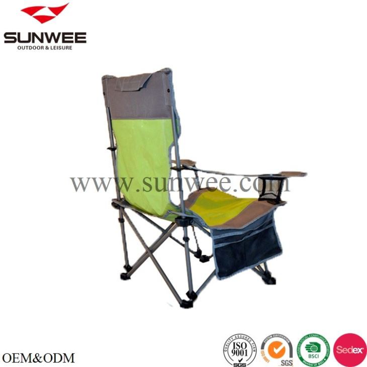 Camping lounge  chair with headrest